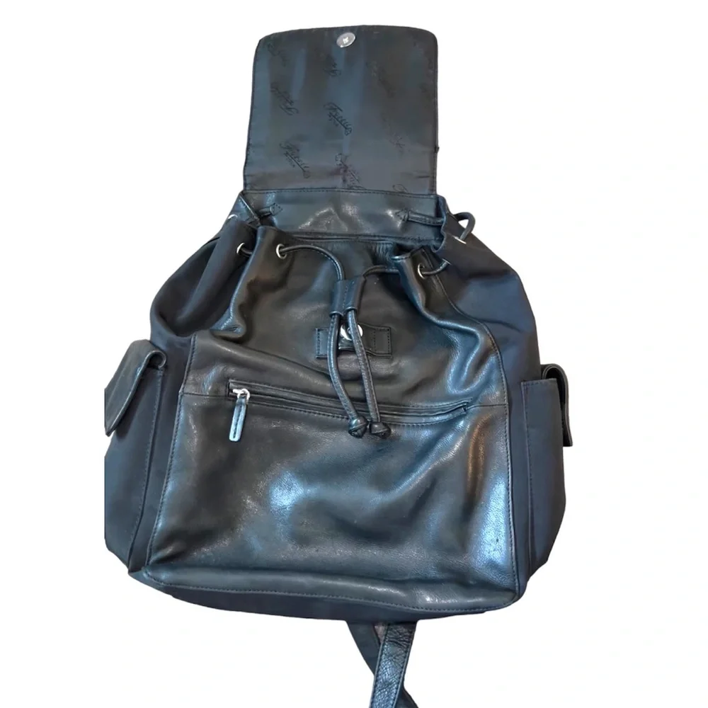 Fossil Vintage Leather Backpack Unisex Shoulder Bag
